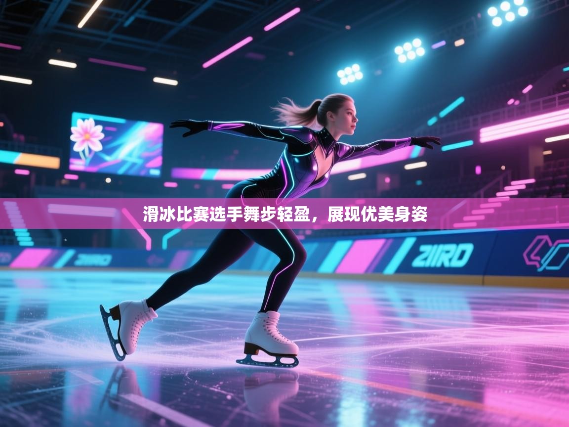 滑冰比赛选手舞步轻盈，展现优美身姿  第1张